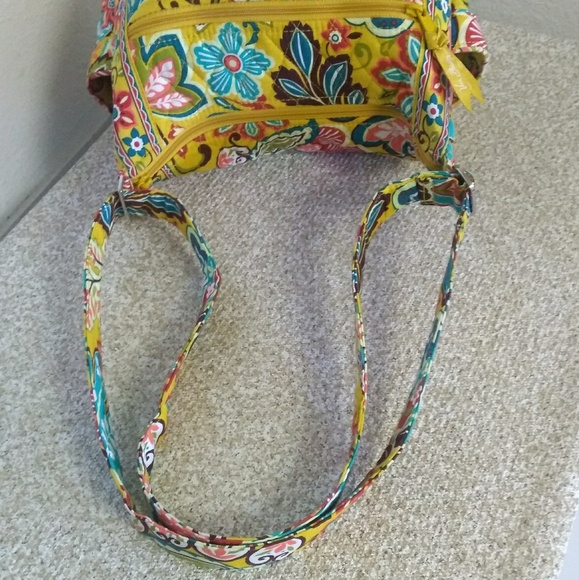 Vera Bradley Green Floral Quilted Bag - Picture 2 of 7